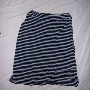 Talbots size 2x 2 x  long maxi dress womens skirt black blue tee shirt m…